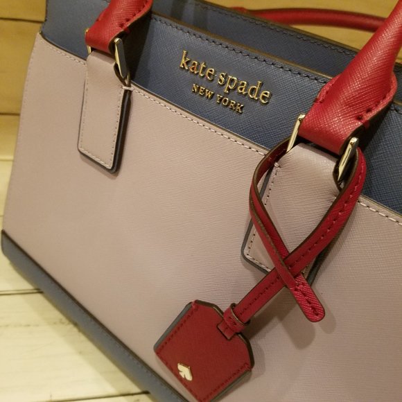 KATE SPADE CAMERON MEDIUM SATCHEL BAG FROZEN LILAC - Picture 8 of 10